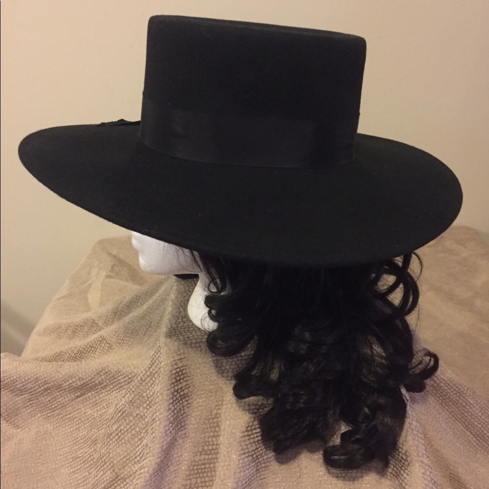 Wide Brim Hat - Beyonce Formation Style 100% Wool